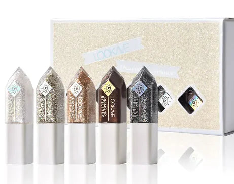 15 Colors Liquid Eye Shadow Set with Diamond Shine